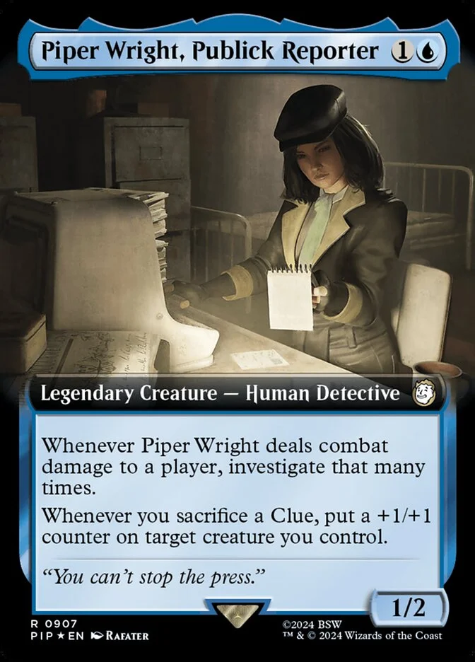 Piper Wright, Publick Reporter 「PIP/907」「EN」