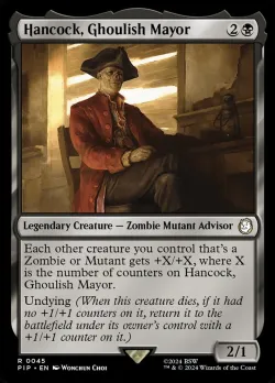 Hancock, Ghoulish Mayor #45 · Magic: The Gathering