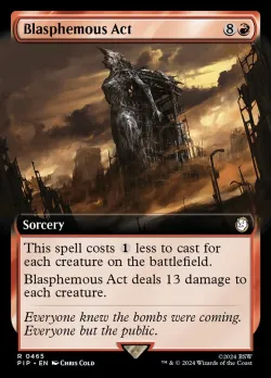 Blasphemous Act #465 · Magic: The Gathering