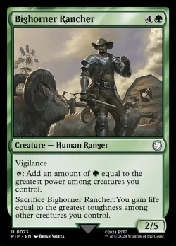 Bighorner Rancher #73 · Magic: The Gathering