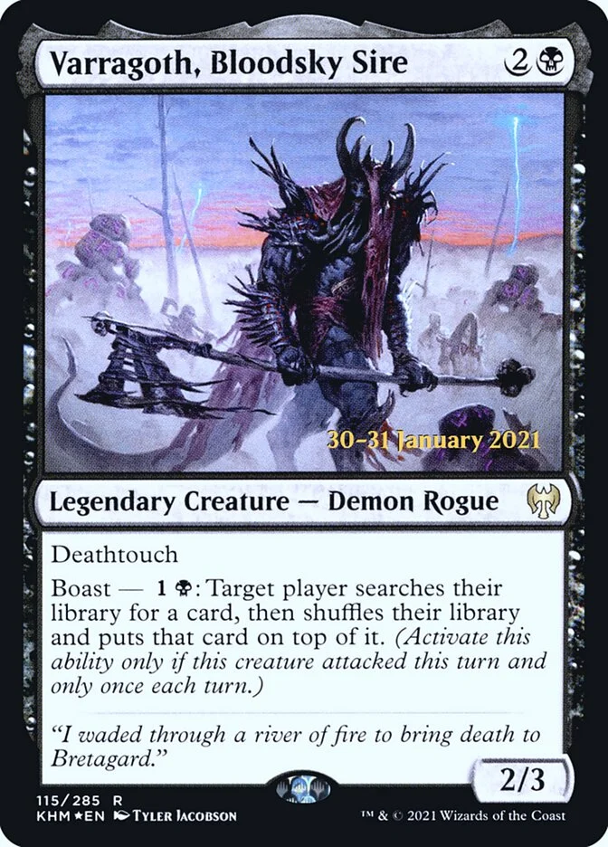 Varragoth, Bloodsky Sire 「PKHM/115s」「EN」