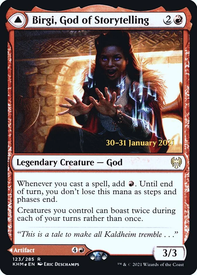 Birgi, God of Storytelling // Harnfel, Horn of Bounty 「PKHM/123s」「EN」