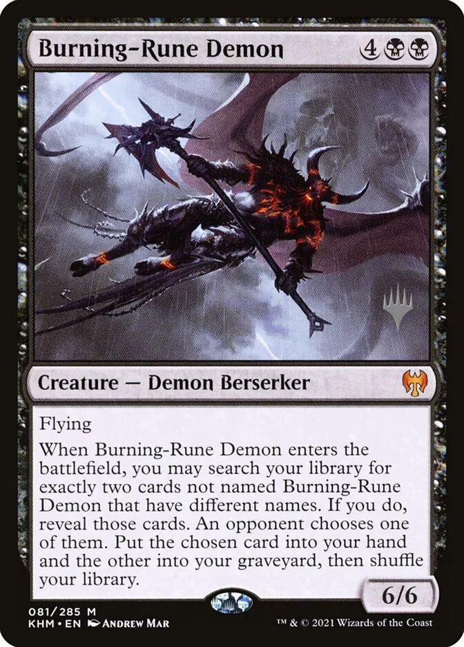 Burning-Rune Demon 「PKHM/81p」「EN」