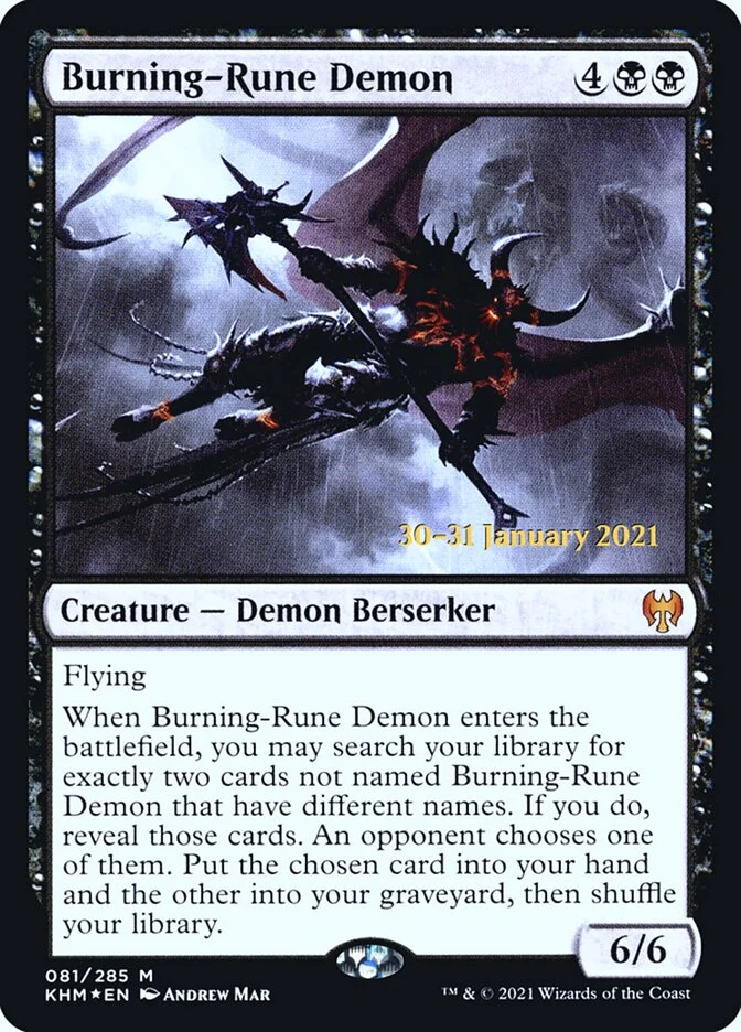 Burning-Rune Demon 「PKHM/81s」「EN」