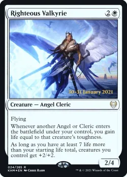 Righteous Valkyrie #24s · Magic: The Gathering