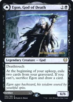 Egon, God of Death // Throne of Death #92s · Magic: The Gathering