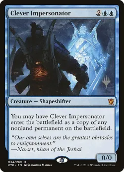 Clever Impersonator #34p · Magic: The Gathering