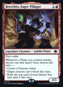 Breeches, Eager Pillager #137s · Magic: The Gathering
