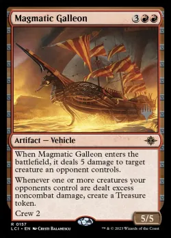 Magmatic Galleon #157p · Magic: The Gathering