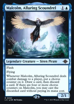 Malcolm, Alluring Scoundrel #63s · Magic: The Gathering