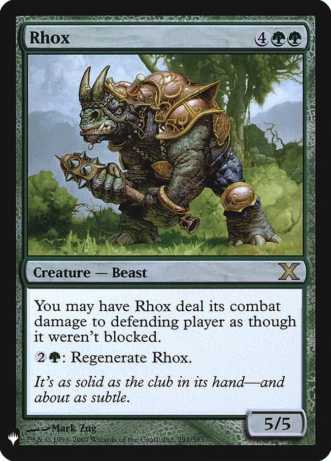 Rhox 「PLST/10E-291」「EN」