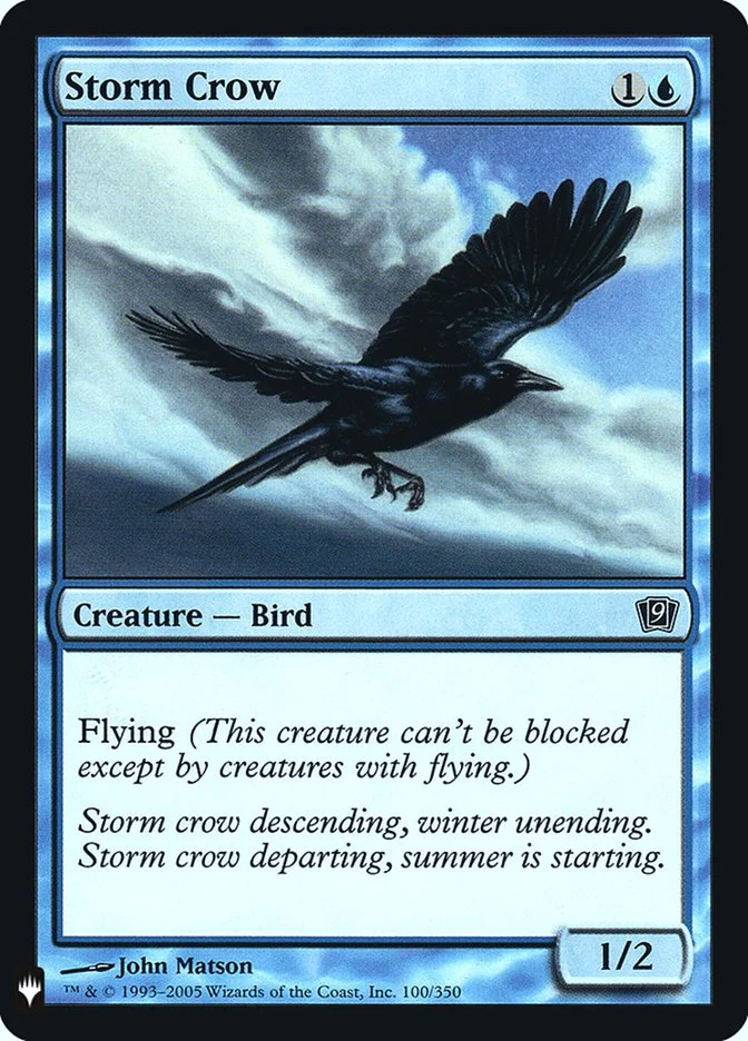 Storm Crow 「PLST/9ED-100」「EN」
