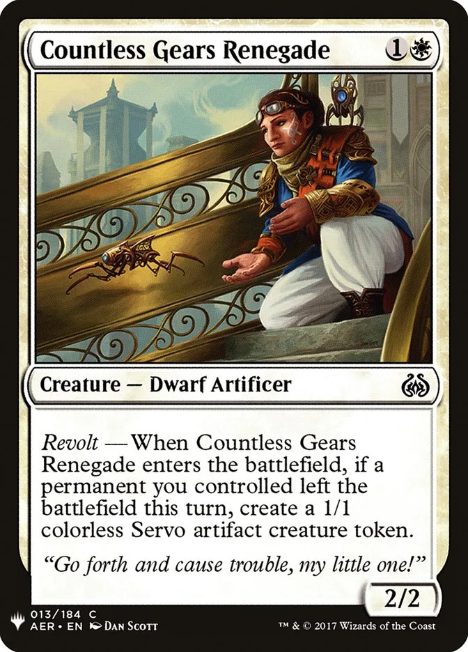 Countless Gears Renegade 「PLST/AER-13」「EN」