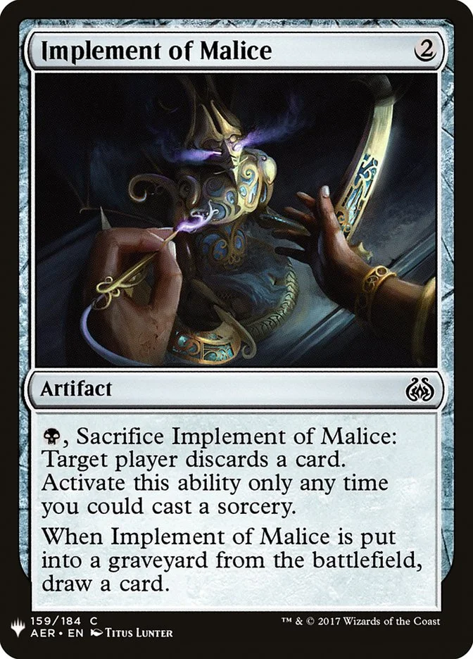 Implement of Malice 「PLST/AER-159」「EN」