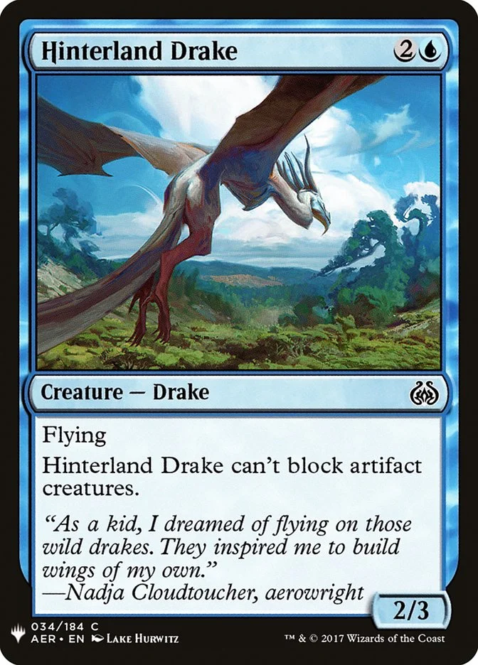 Hinterland Drake 「PLST/AER-34」「EN」