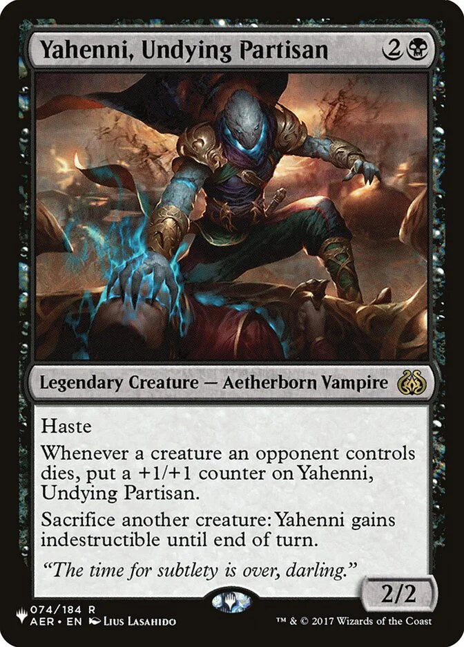 Yahenni, Undying Partisan 「PLST/AER-74」「EN」