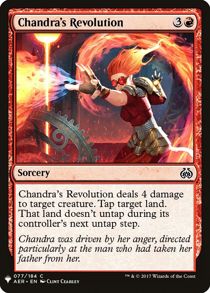 Chandra's Revolution 「PLST/AER-77」「EN」