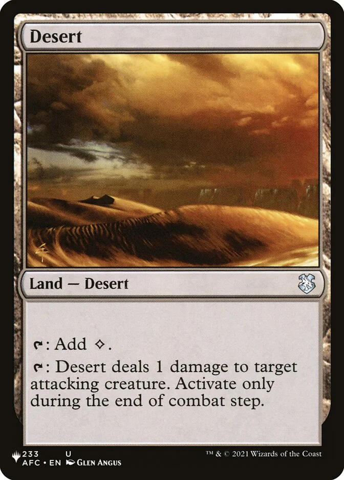 Desert 「PLST/AFC-233」「EN」