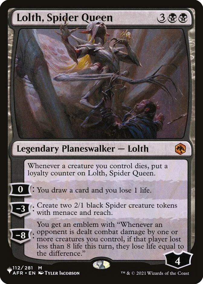 Lolth, Spider Queen 「PLST/AFR-112」「EN」