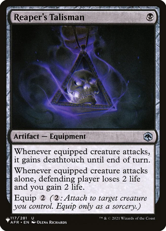 Reaper's Talisman 「PLST/AFR-117」「EN」