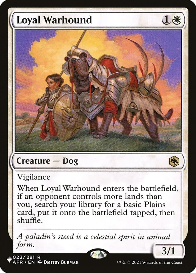 Loyal Warhound 「PLST/AFR-23」「EN」
