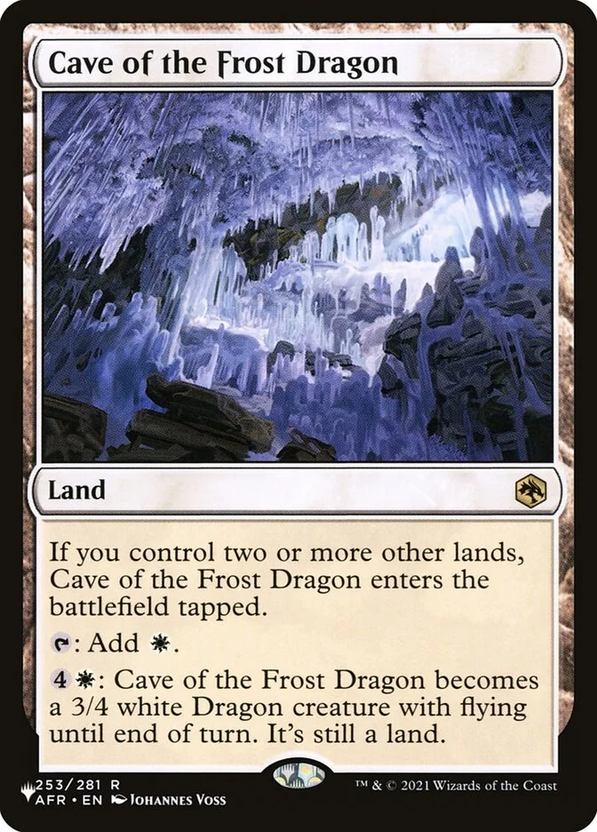Cave of the Frost Dragon 「PLST/AFR-253」「EN」