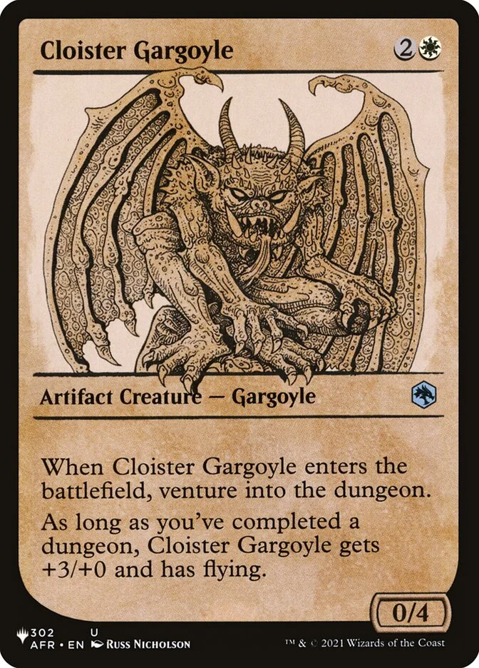 Cloister Gargoyle 「PLST/AFR-302」「EN」