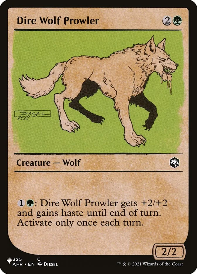 Dire Wolf Prowler 「PLST/AFR-325」「EN」