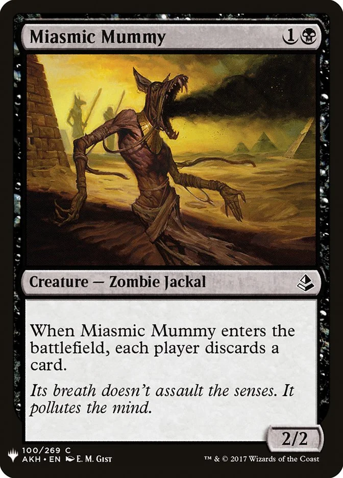 Miasmic Mummy 「PLST/AKH-100」「EN」