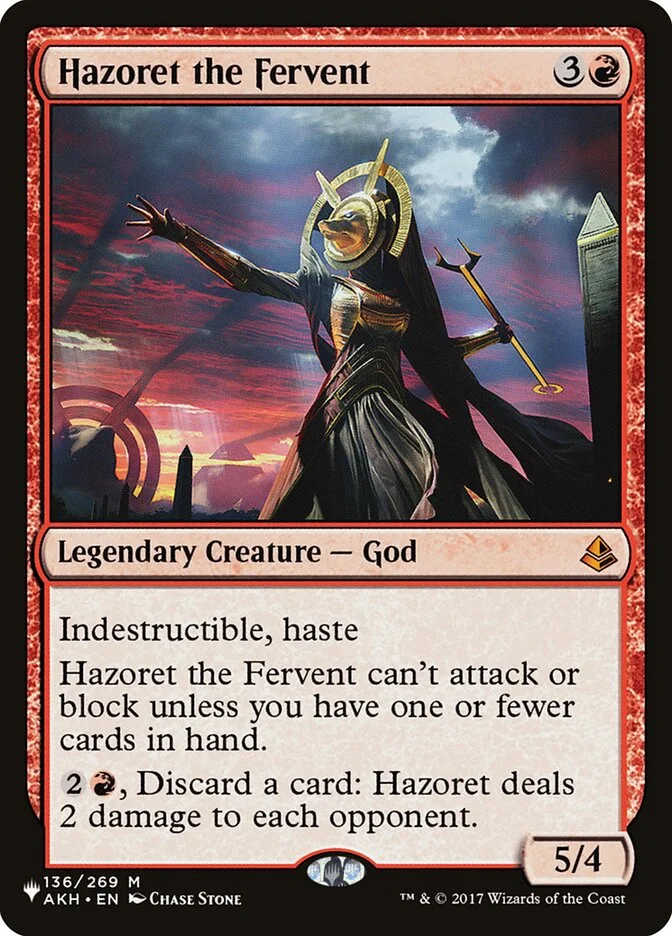 Hazoret the Fervent 「PLST/AKH-136」「EN」
