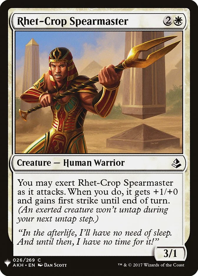 Rhet-Crop Spearmaster 「PLST/AKH-26」「EN」