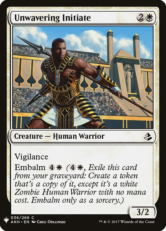 Unwavering Initiate 「PLST/AKH-36」「EN」