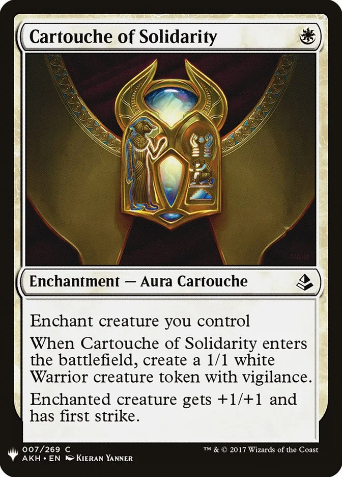 Cartouche of Solidarity 「PLST/AKH-7」「EN」
