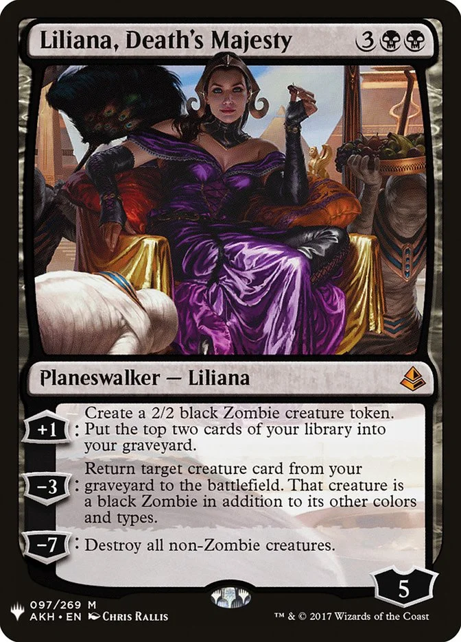 Liliana, Death's Majesty 「PLST/AKH-97」「EN」