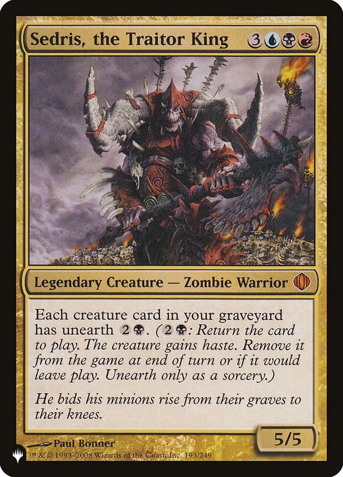 Sedris, the Traitor King 「PLST/ALA-193」「EN」