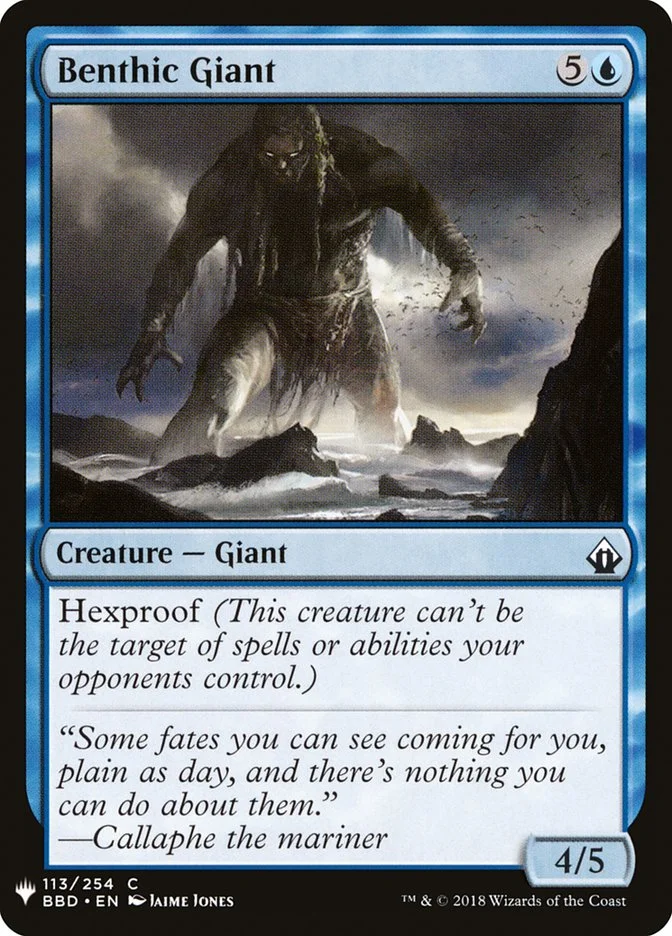 Benthic Giant 「PLST/BBD-113」「EN」