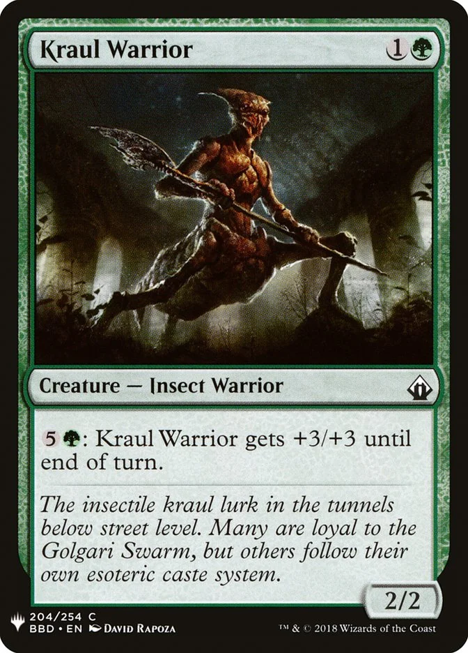 Kraul Warrior 「PLST/BBD-204」「EN」