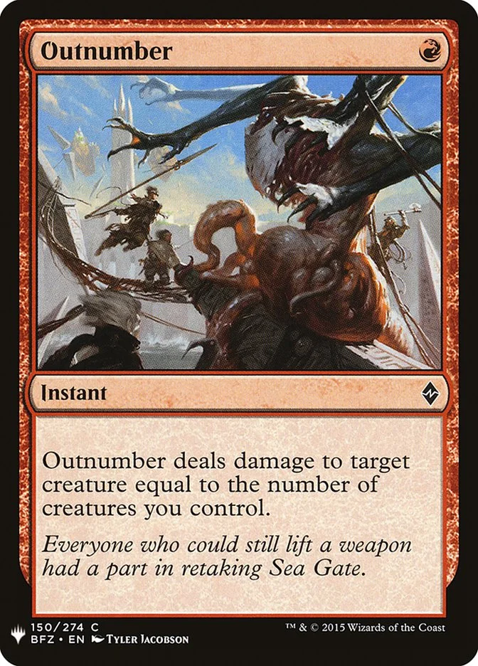 Outnumber 「PLST/BFZ-150」「EN」