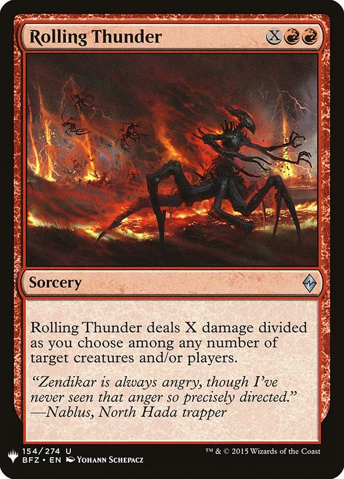 Rolling Thunder 「PLST/BFZ-154」「EN」