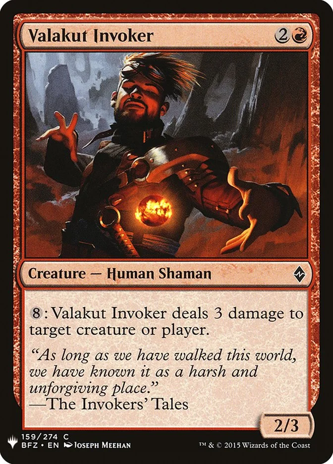 Valakut Invoker 「PLST/BFZ-159」「EN」