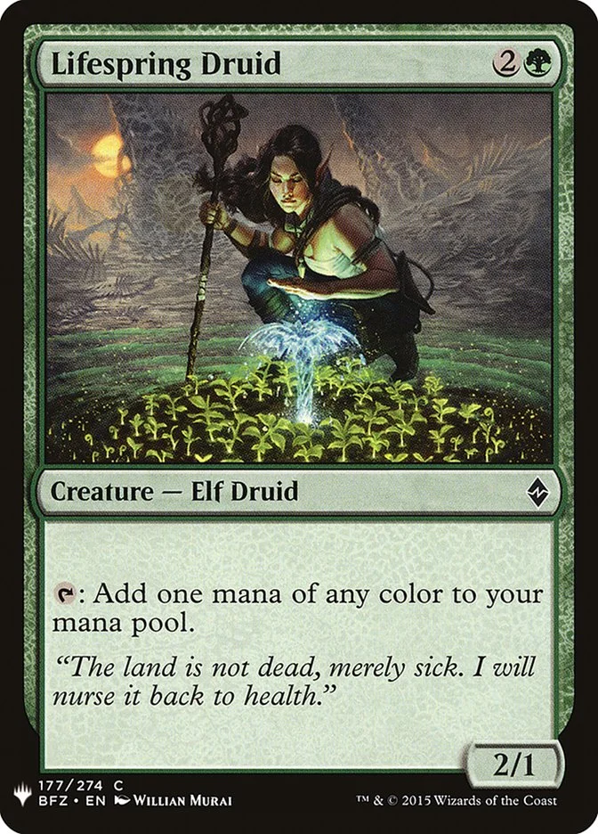 Lifespring Druid 「PLST/BFZ-177」「EN」