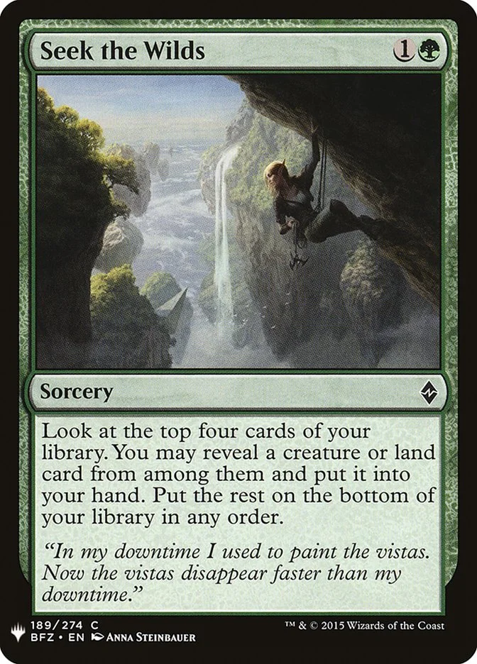 Seek the Wilds 「PLST/BFZ-189」「EN」