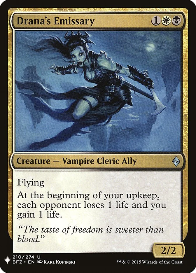Drana's Emissary 「PLST/BFZ-210」「EN」