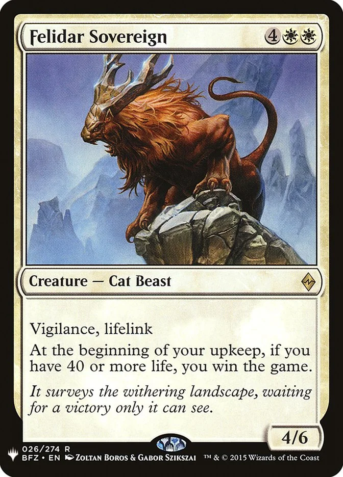 Felidar Sovereign 「PLST/BFZ-26」「EN」