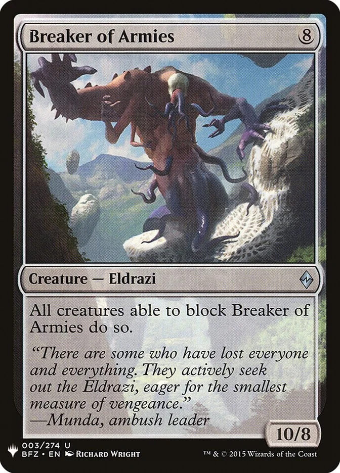 Breaker of Armies 「PLST/BFZ-3」「EN」
