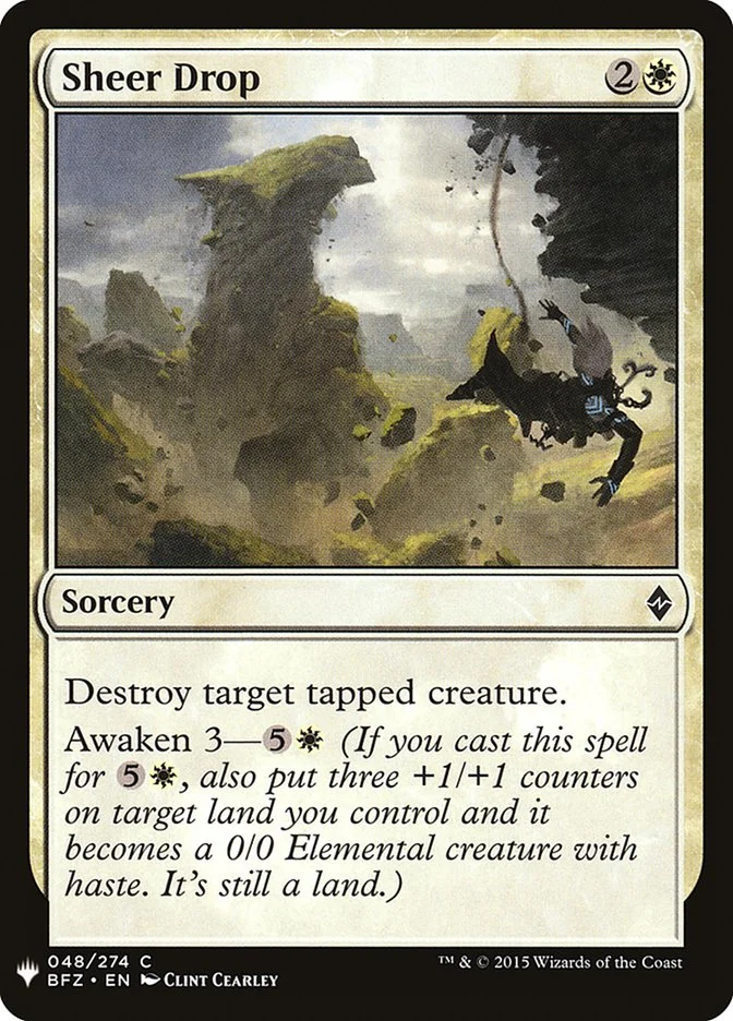 Sheer Drop 「PLST/BFZ-48」「EN」