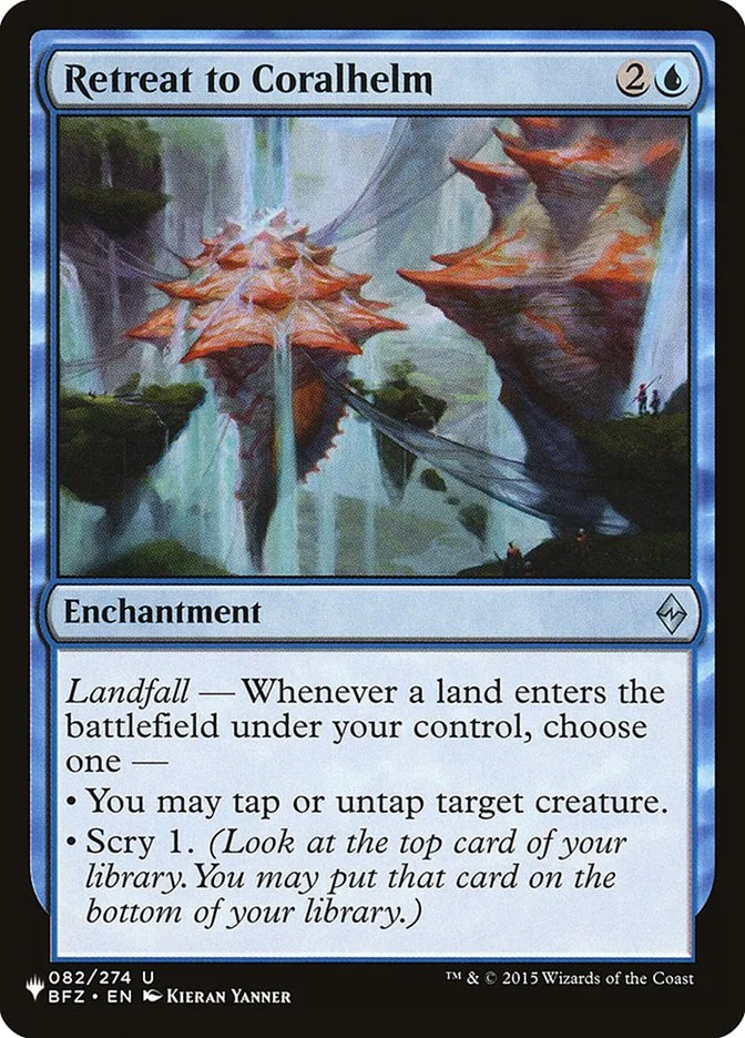 Retreat to Coralhelm 「PLST/BFZ-82」「EN」
