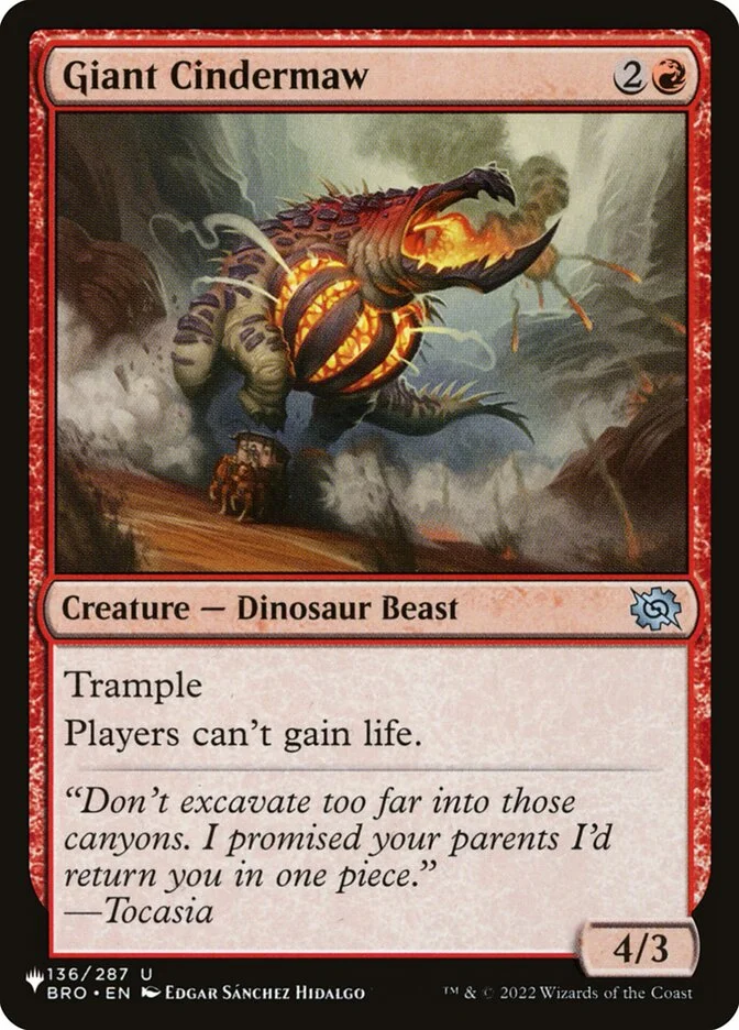 Giant Cindermaw 「PLST/BRO-136」「EN」