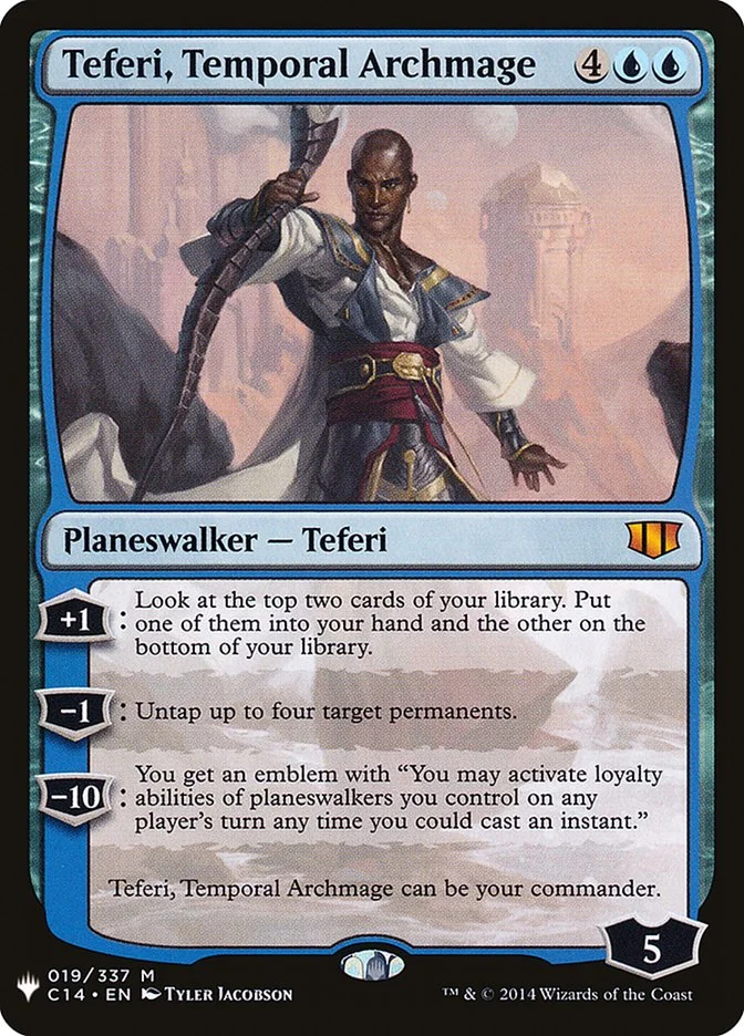 Teferi, Temporal Archmage 「PLST/C14-19」「EN」