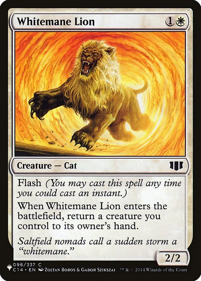 Whitemane Lion 「PLST/C14-96」「EN」
